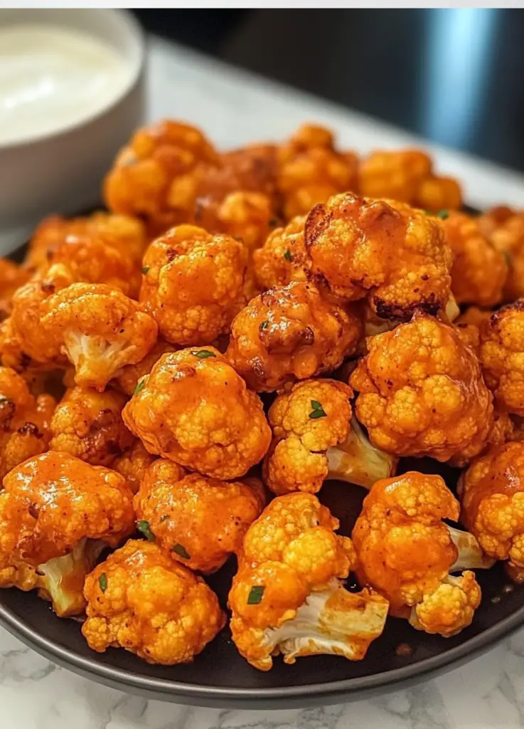 Air Fryer Buffalo Cauliflower