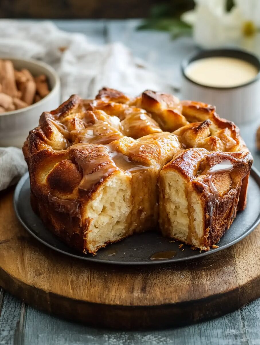 Cinnamon Roll Pull-Apart Toast