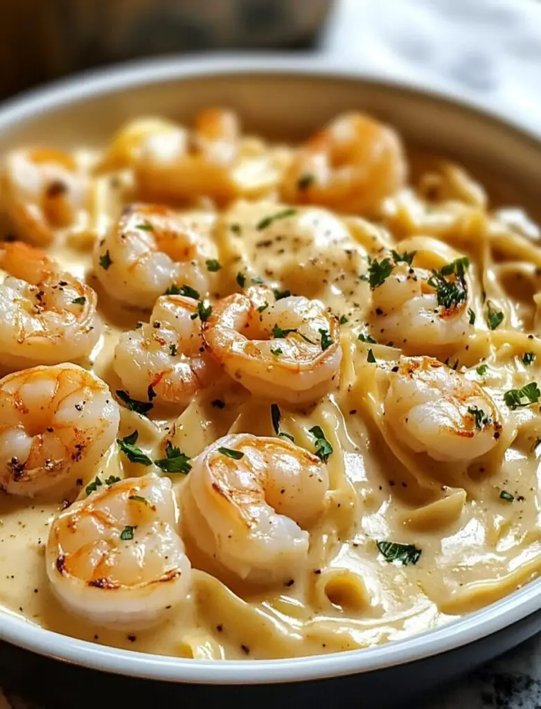 Easy Shrimp Alfredo