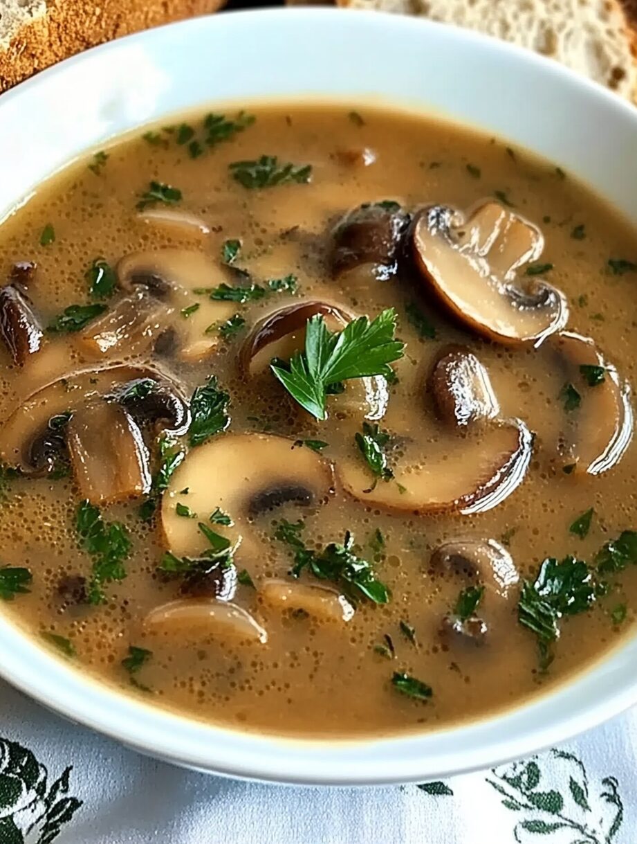 Rustic Hungarian Mushroom Soup