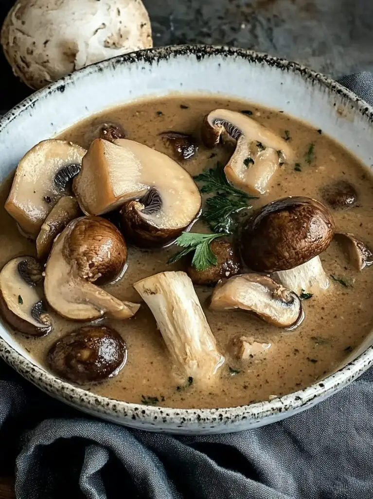 Rustic Hungarian Mushroom Soup