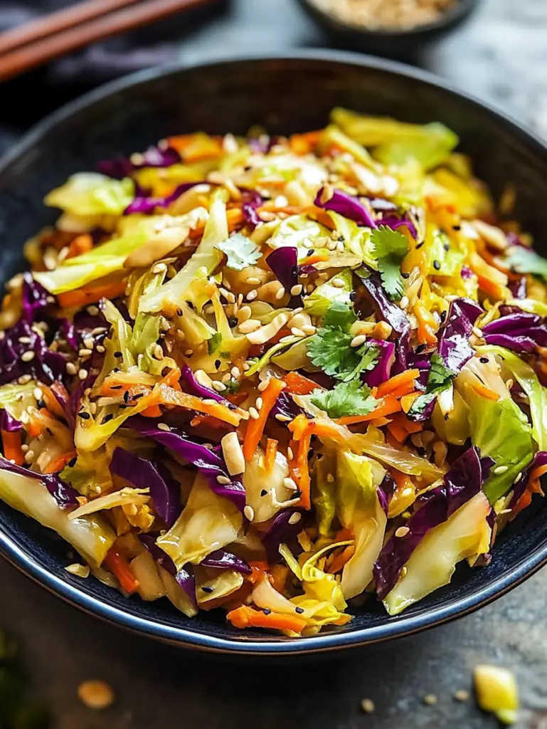 Asian Cabbage Stir Fry