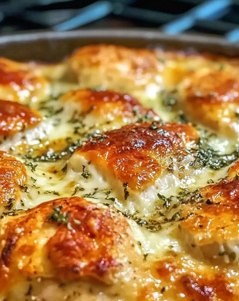 Golden Baked Provolone Chicken