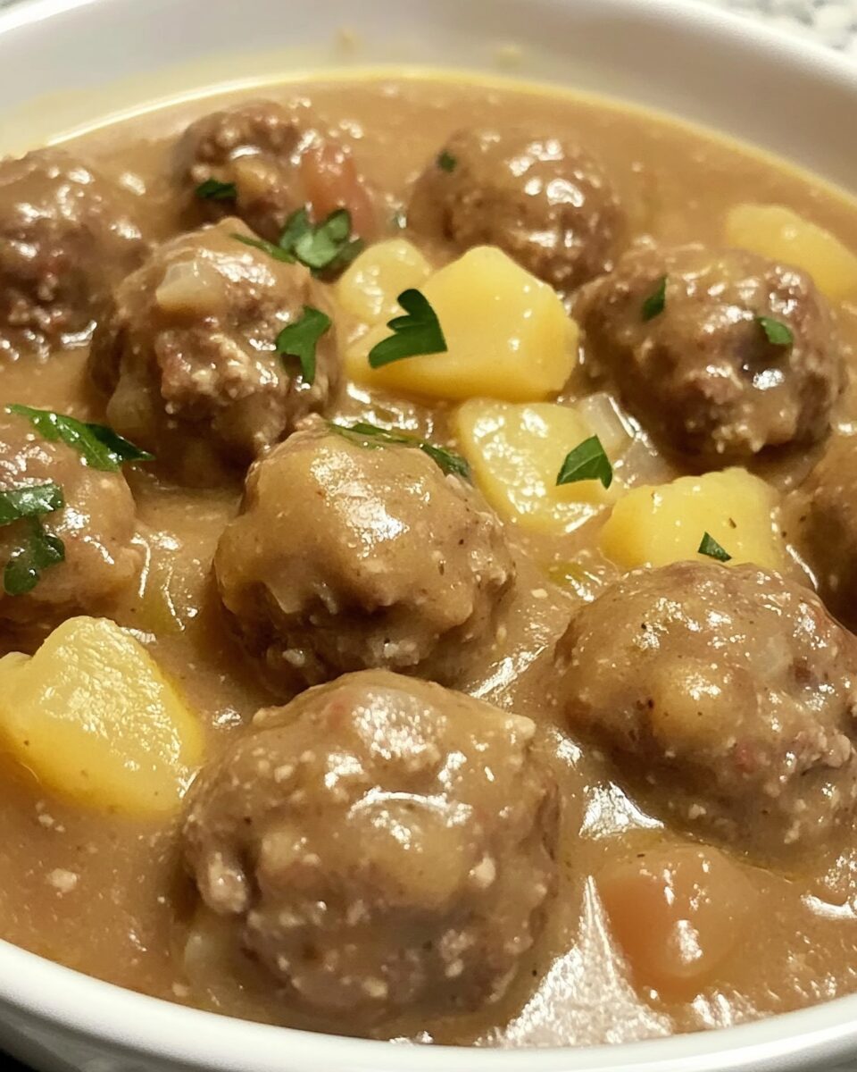 French Canadian Meatball Stew