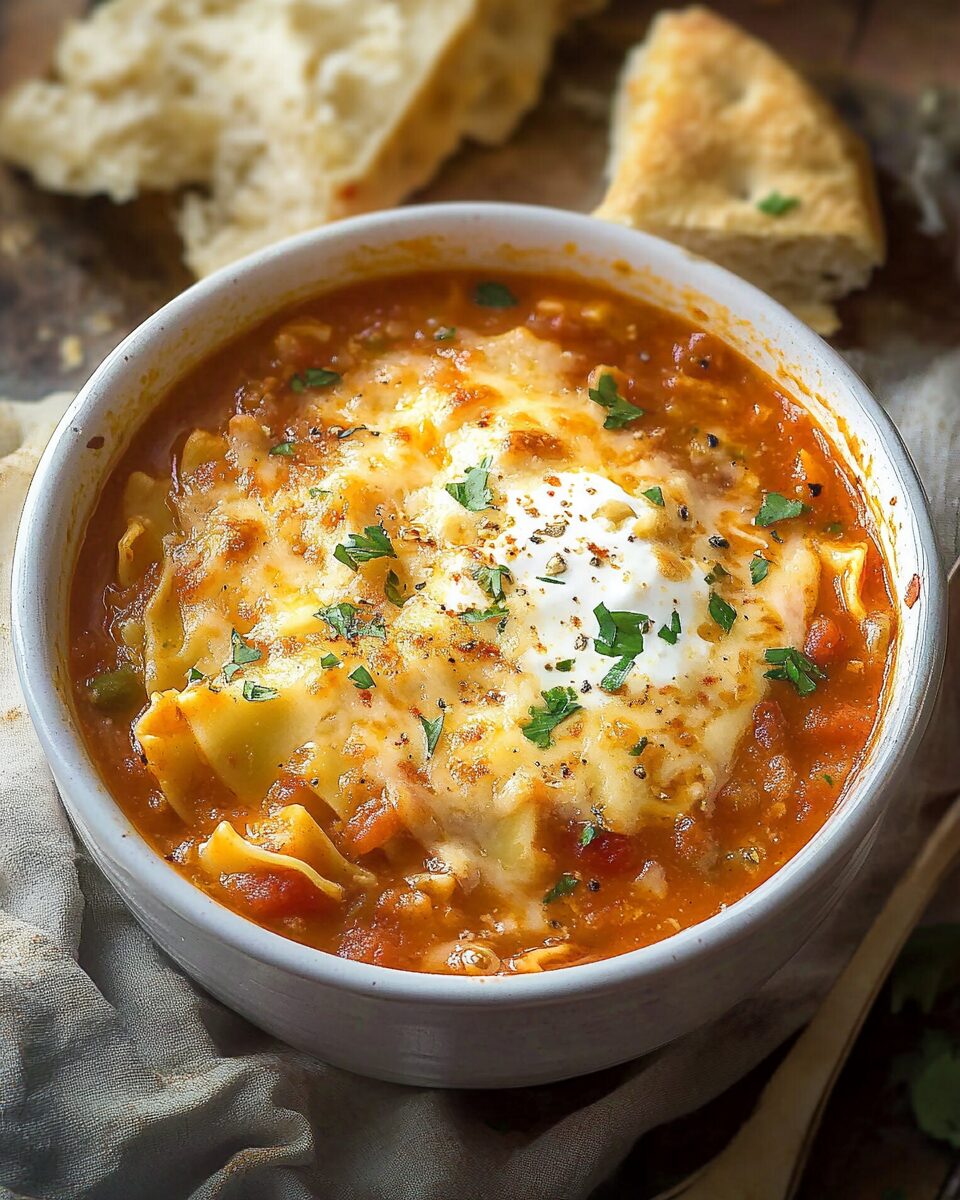Lasagna Soup