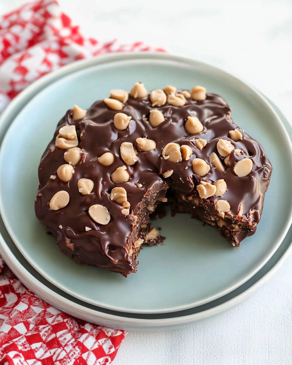 Chocolate Peanut Butter Crockpot Candy