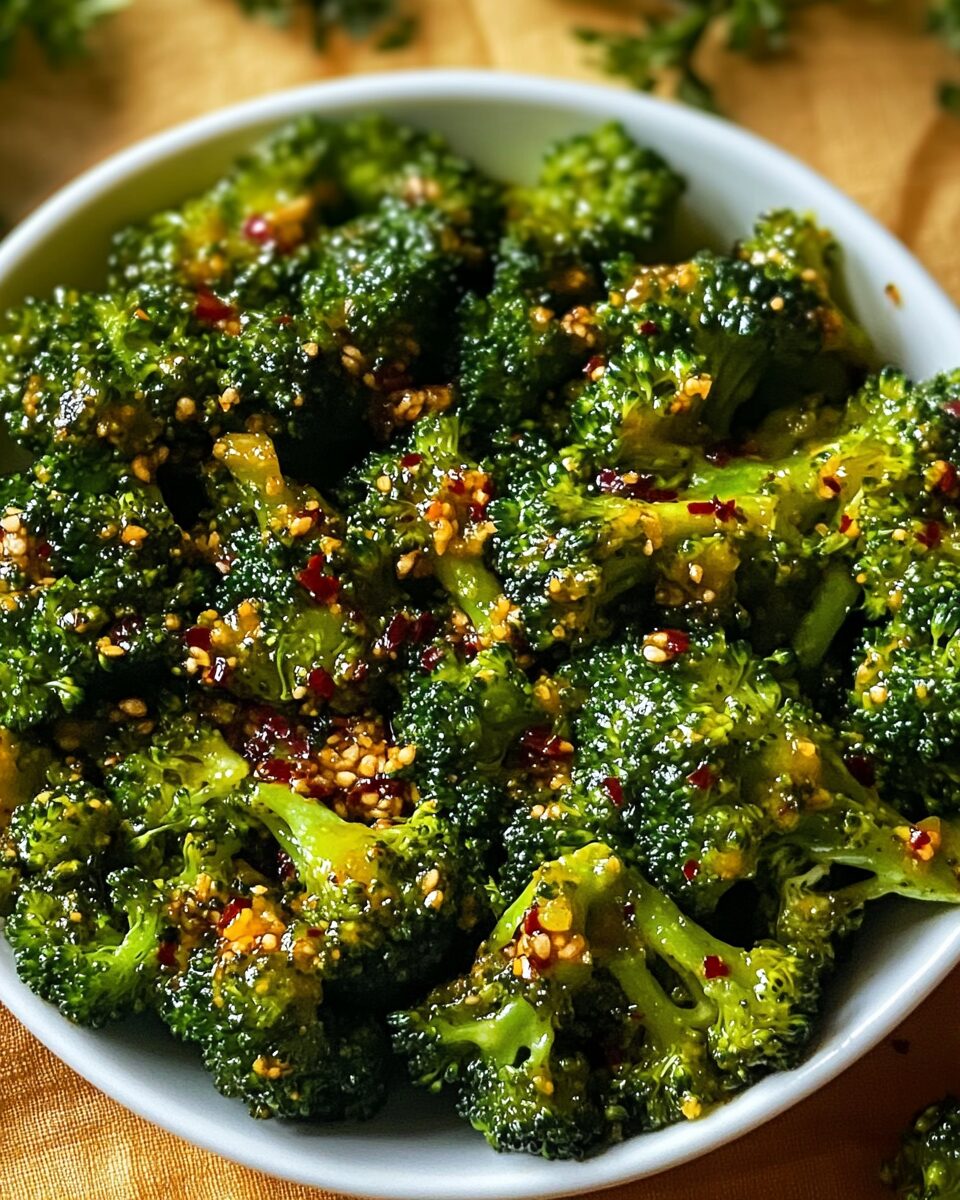 Smashed Sambal Broccoli