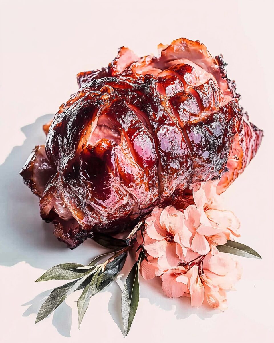 Slow Cooker Honey-Glazed Ham