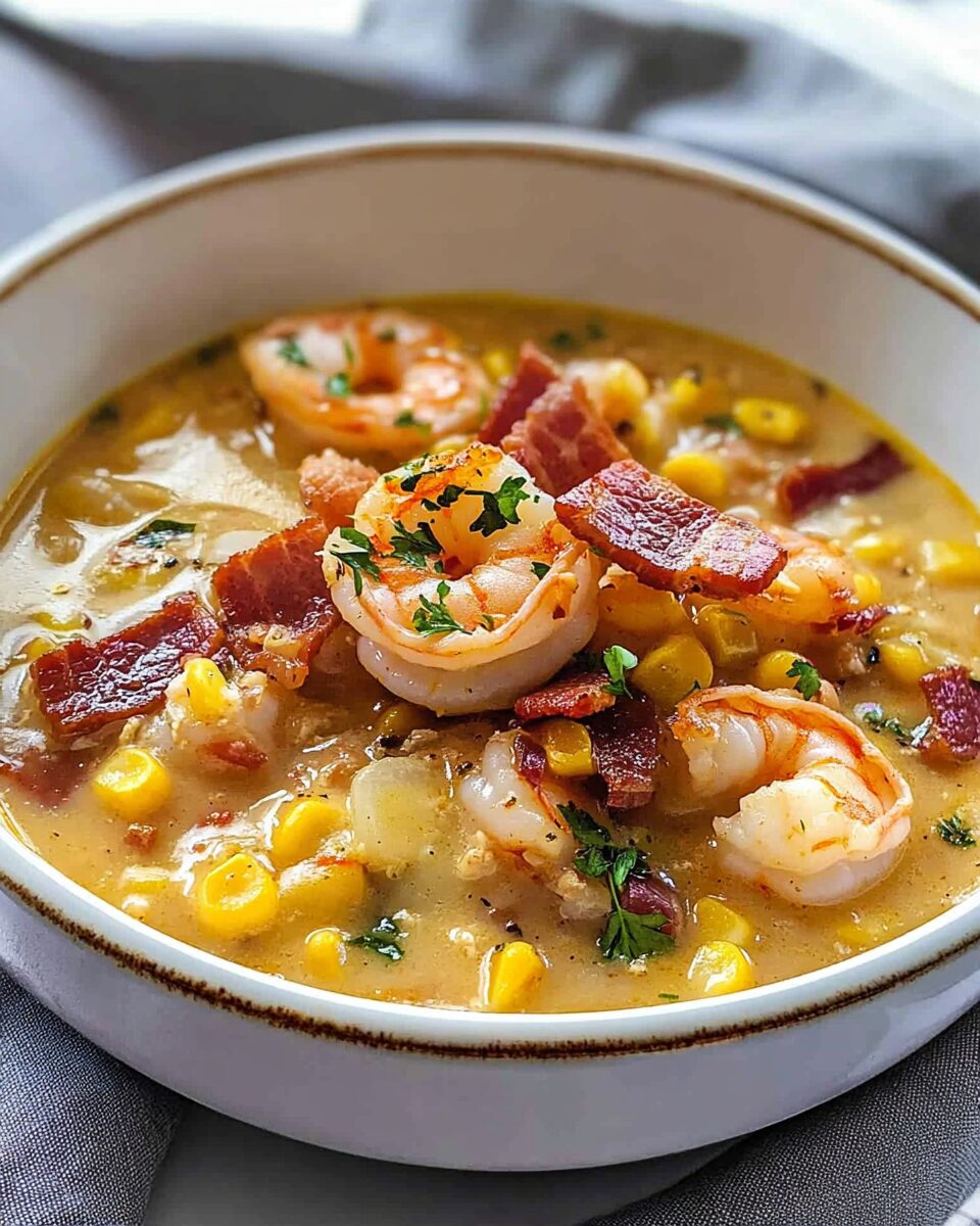 Bacon Shrimp Corn Chowder