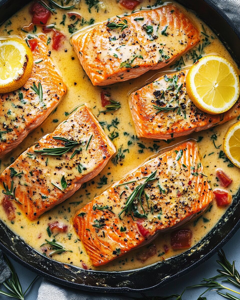 Creamy Garlic Tuscan Salmon