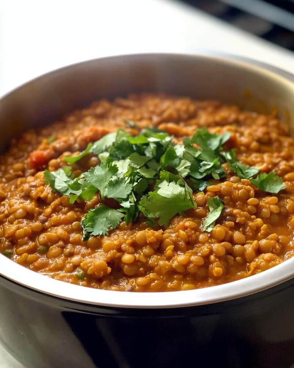 Crockpot Red Lentil Curry