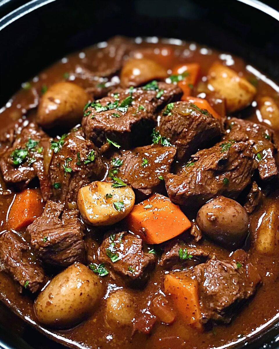 Slow Cooker Beef Bourguignon
