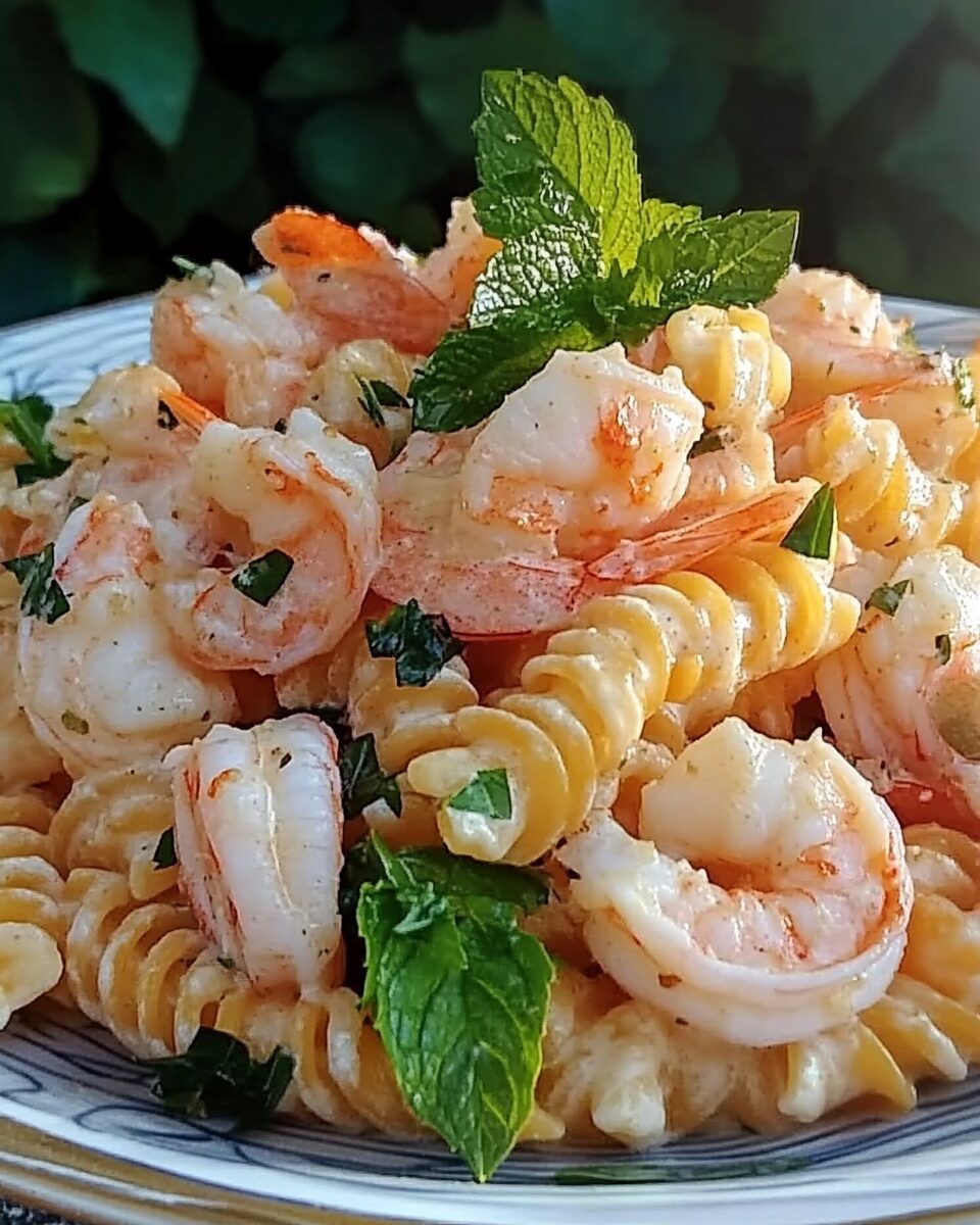 Shrimp and Pasta Shell Salad