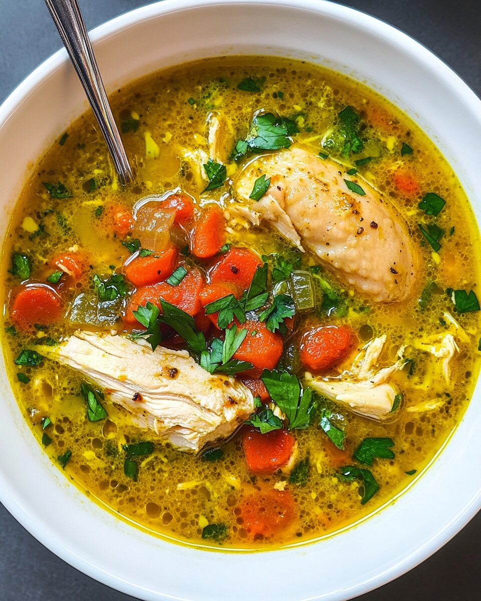 Anti-Inflammatory Turmeric Chicken Soup