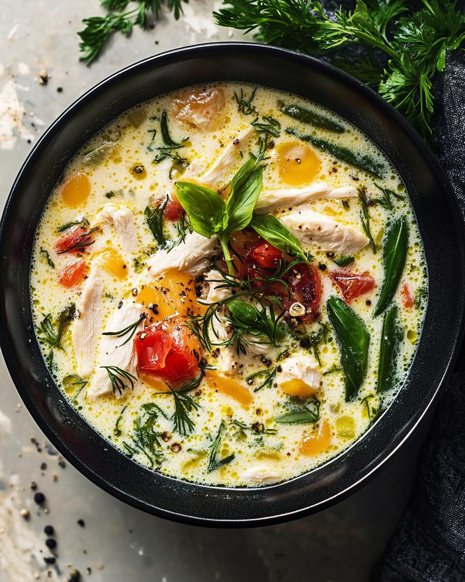 Creamy Crack Chicken Soup