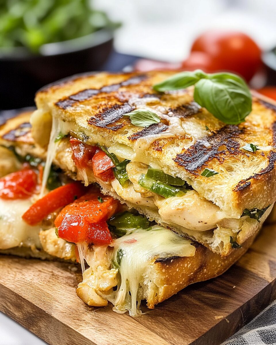 Chicken Caprese Panini