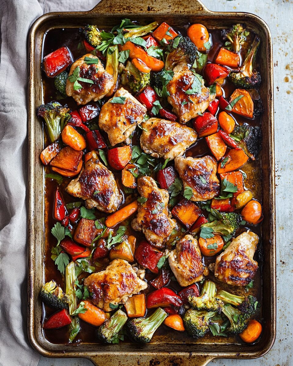 Sheet Pan Teriyaki Chicken with Vegetables