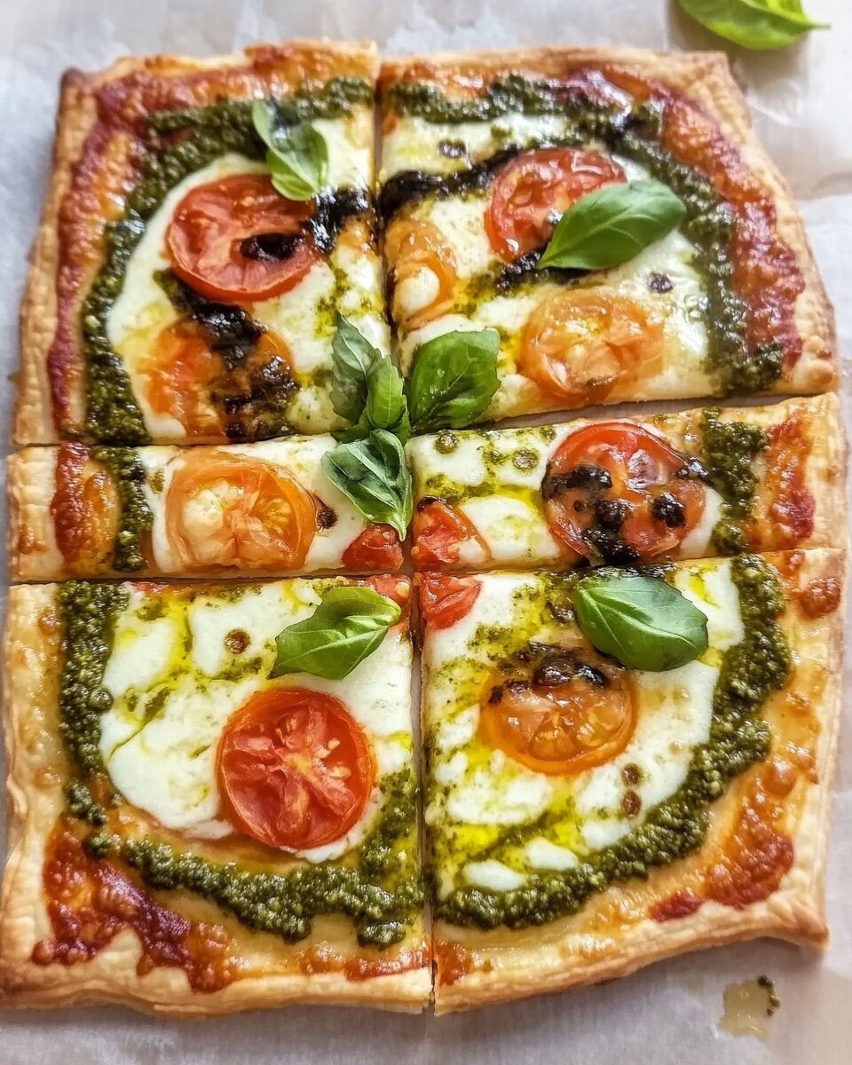 Caprese Puff Pastry
