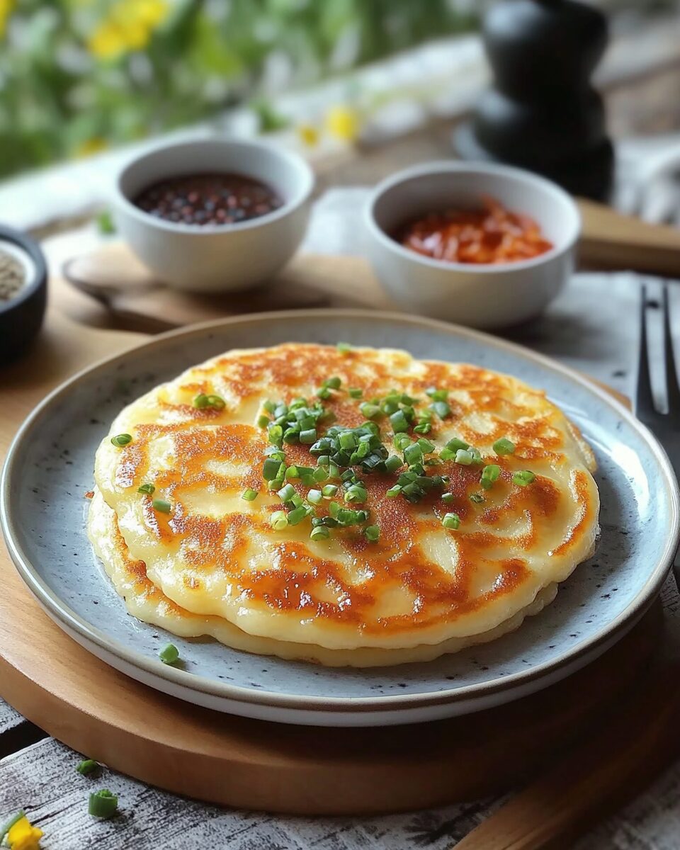 Korean Cheese Pancakes