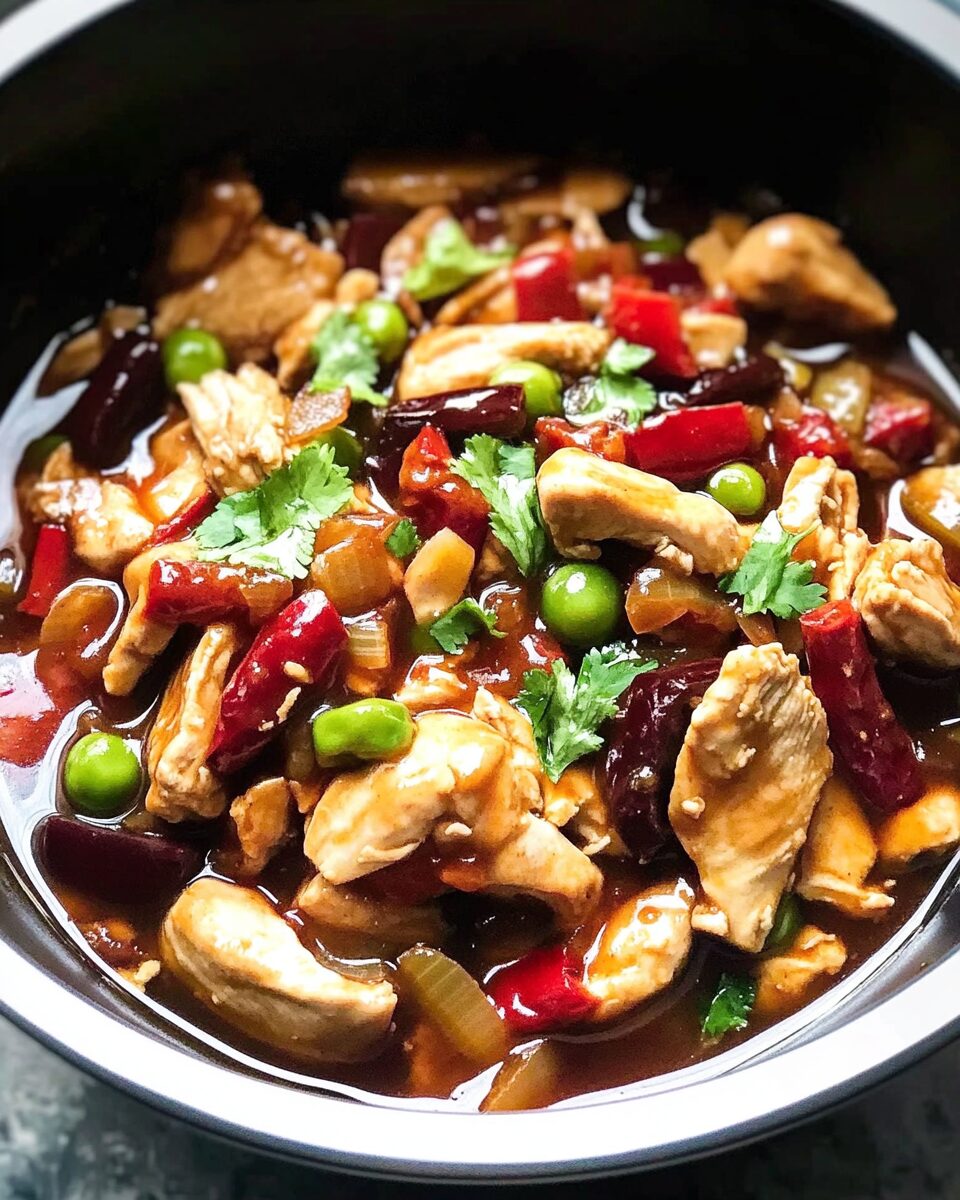 Slow Cooker Kung Pao Chicken