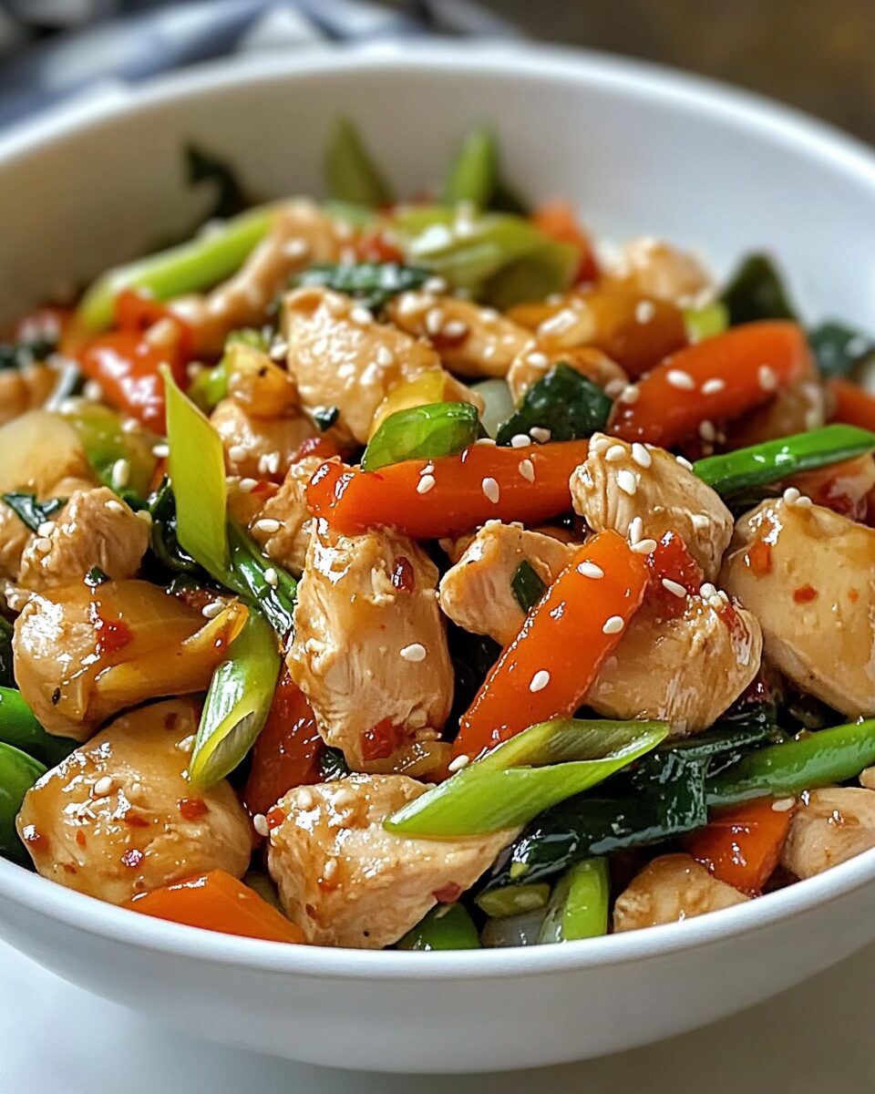 Chinese Chicken Cabbage Stir-Fry