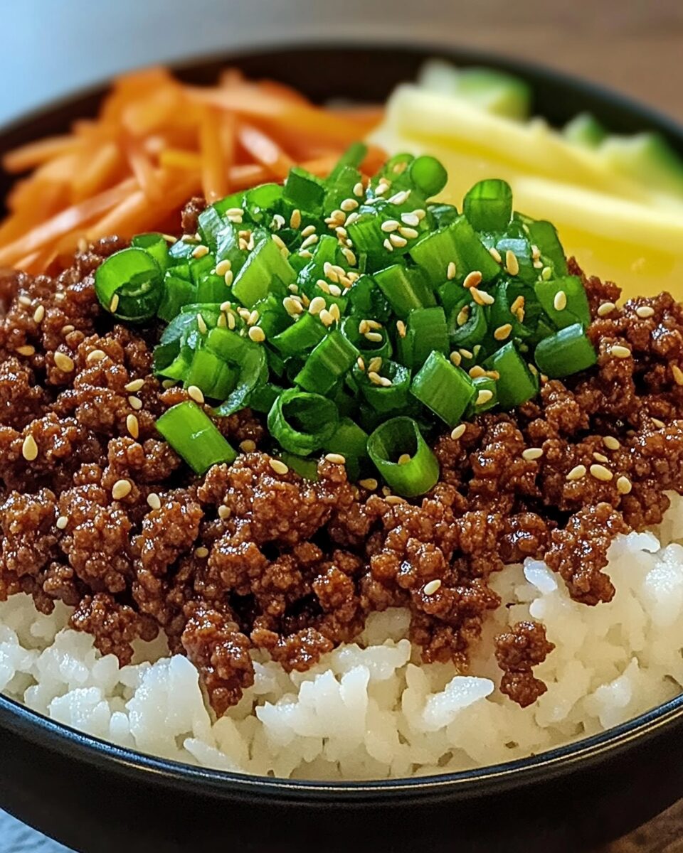 Korean Ground Beef Bowl