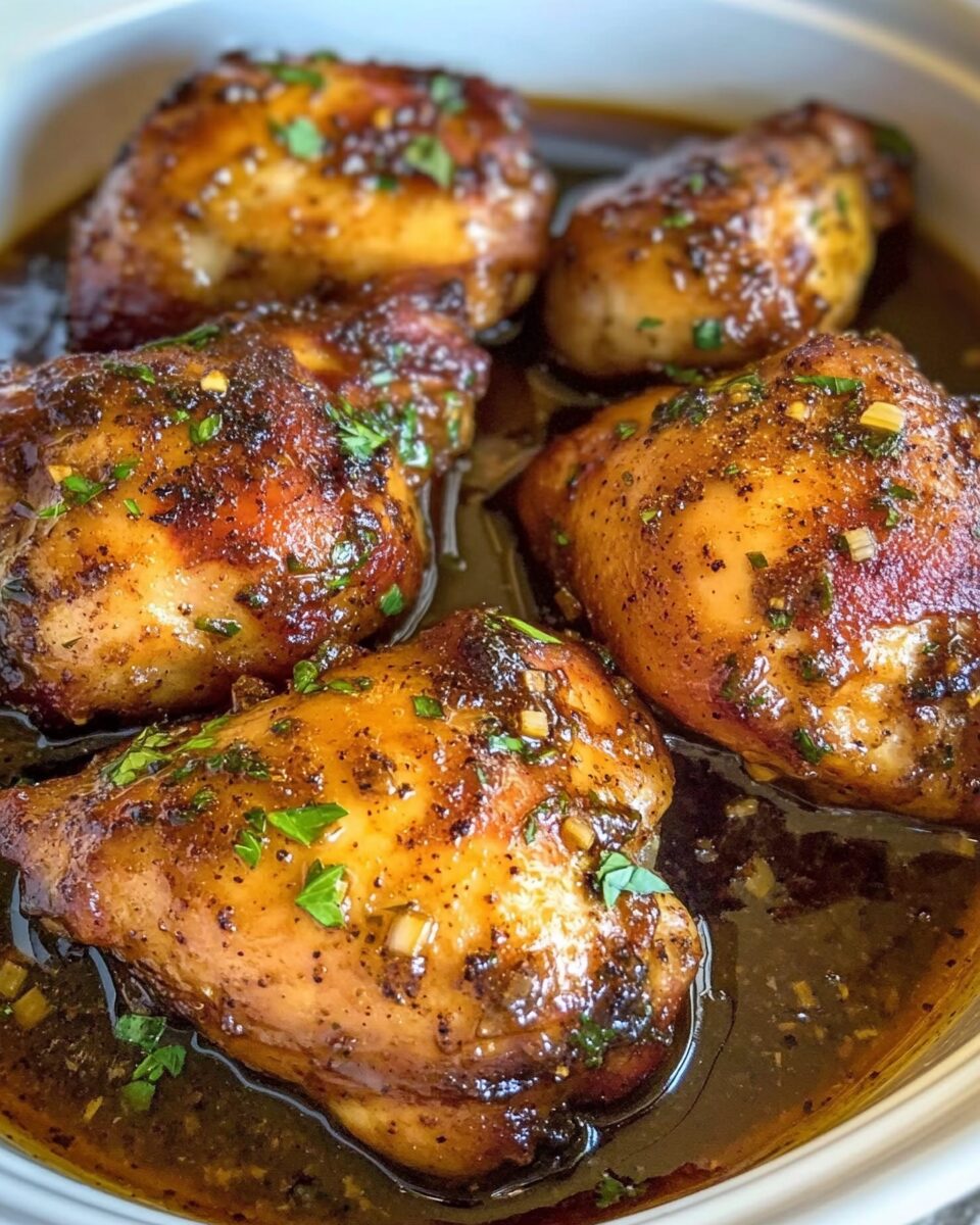 Slow Cooker Brown Sugar Garlic Chicken