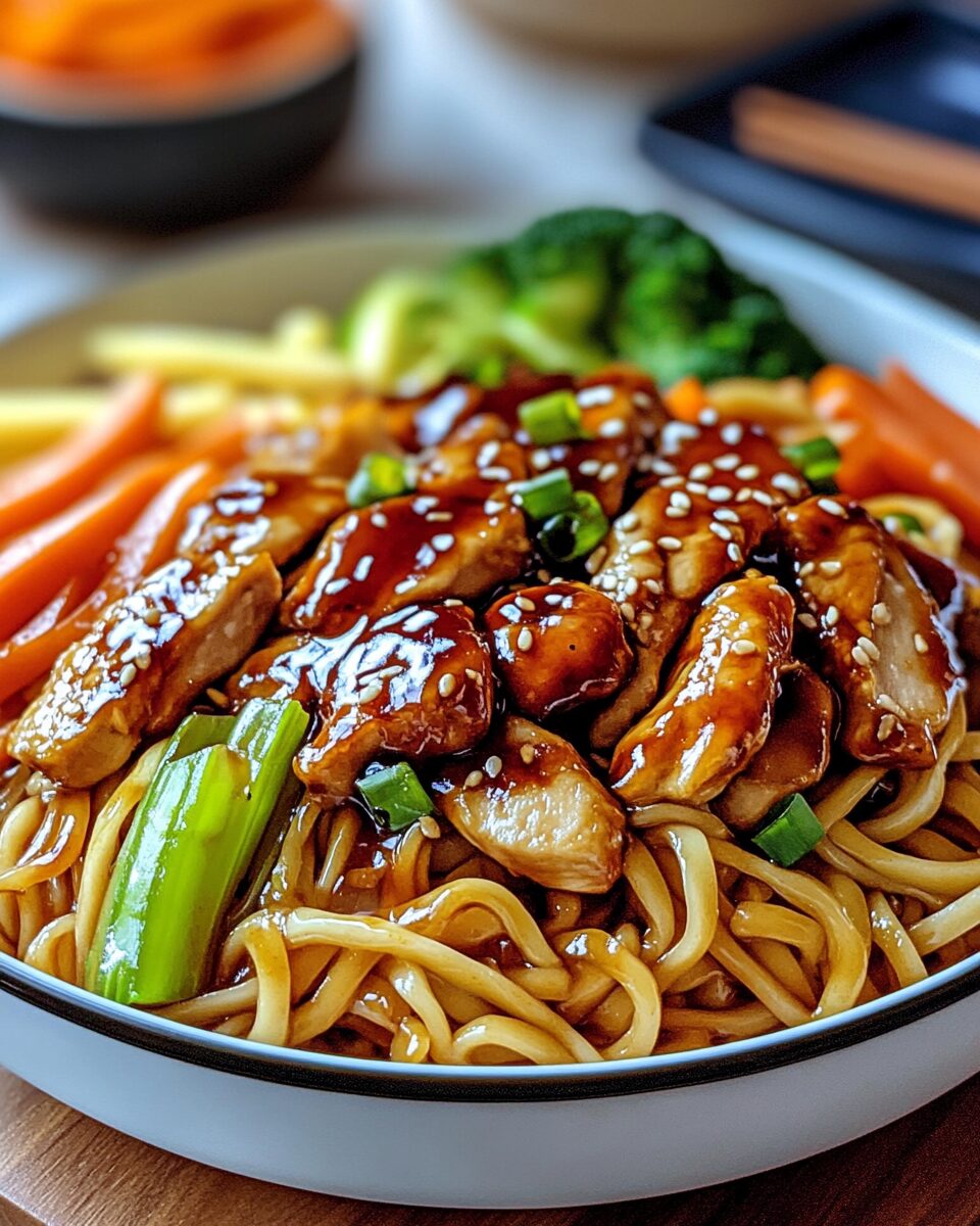 Chicken Teriyaki Noodles