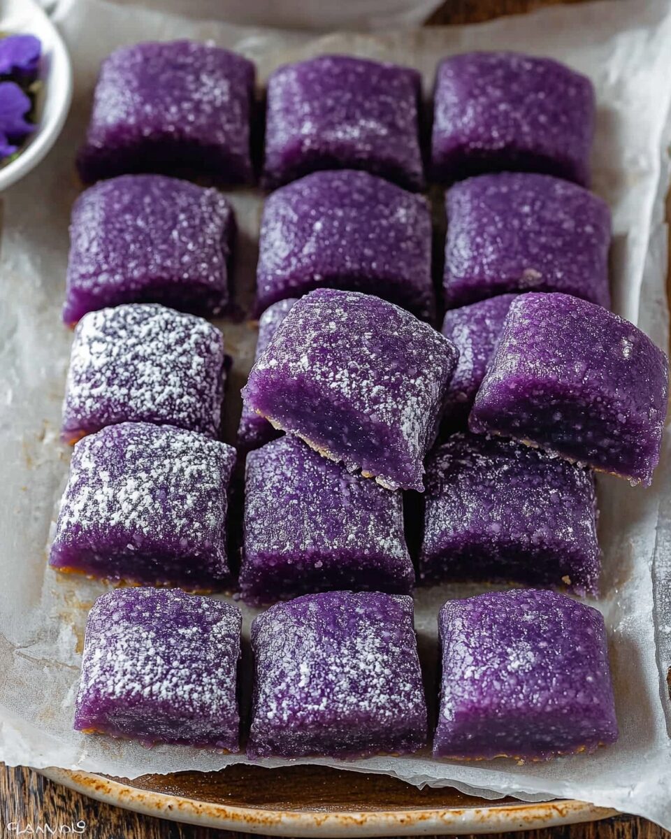 Ube Mochi Bites