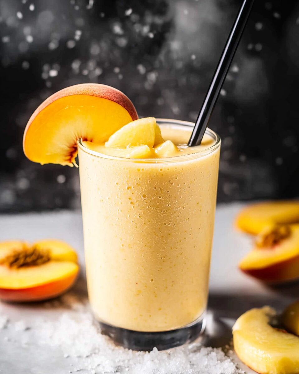 Banana Peach Smoothie Delight