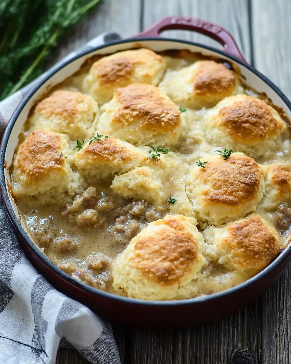 Southern Biscuits and Sausage Gravy