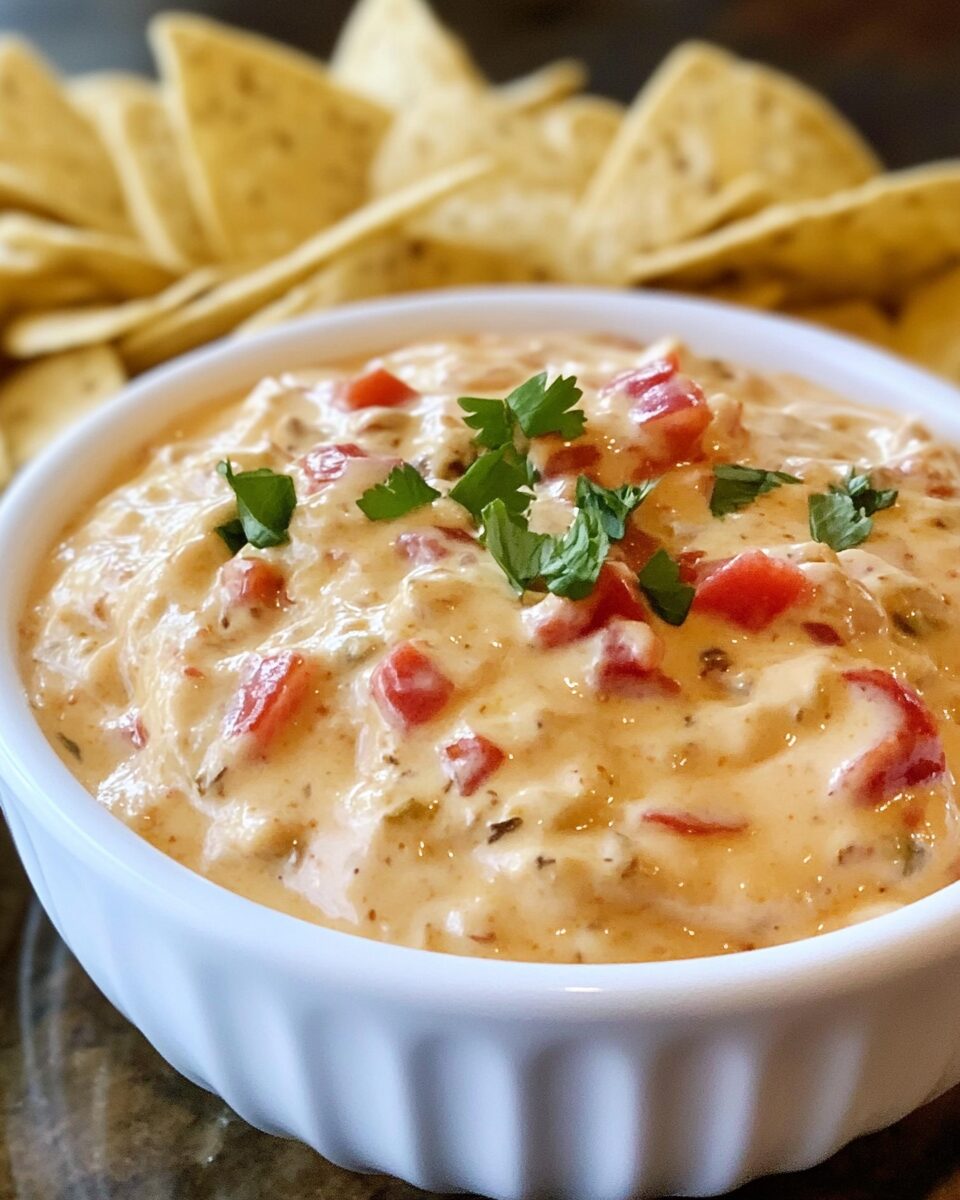 Spicy Rotel Cheese Dip