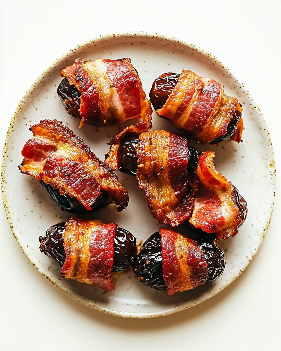 Bacon-Wrapped Blue Cheese Stuffed Dates