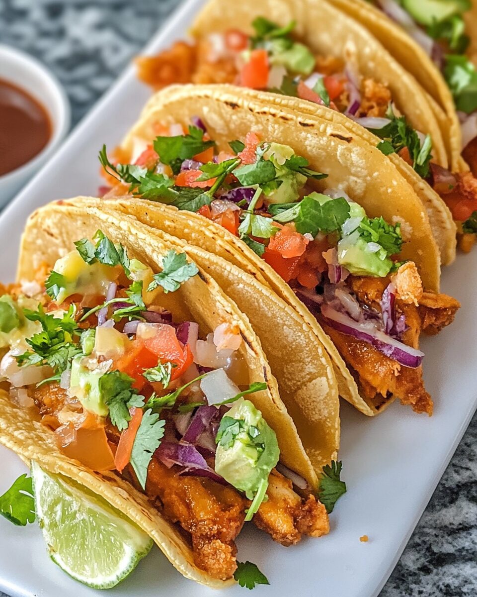 Applebee’s Wonton Chicken Tacos