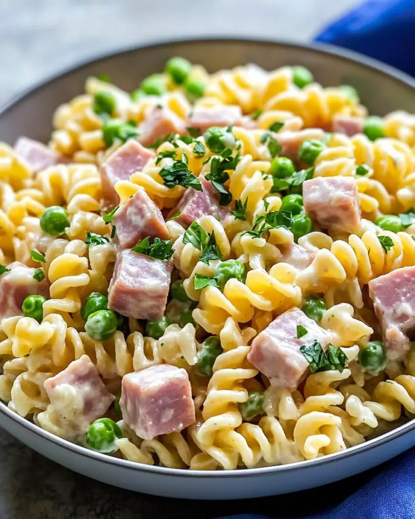 Ham and Pea Pasta Salad