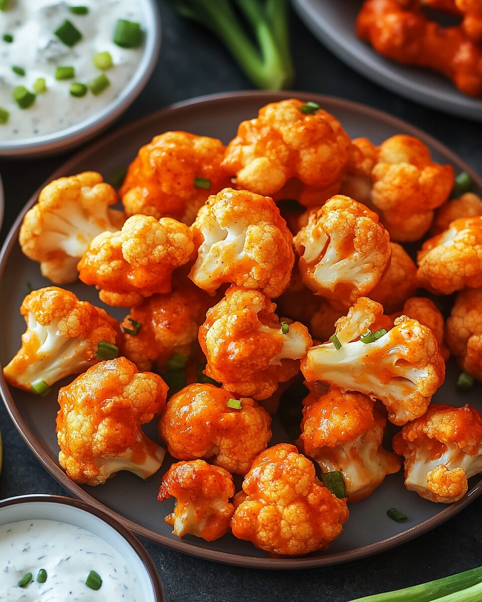 Buffalo Cauliflower Bites