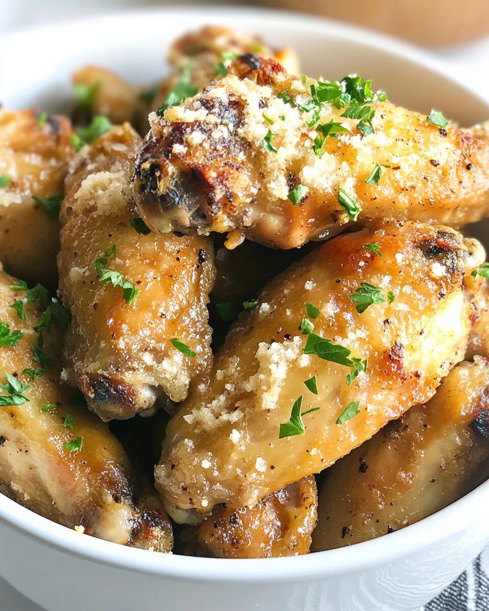Garlic Parmesan Chicken Wings