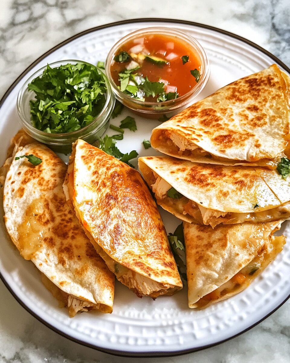 Mini Chicken Quesadillas