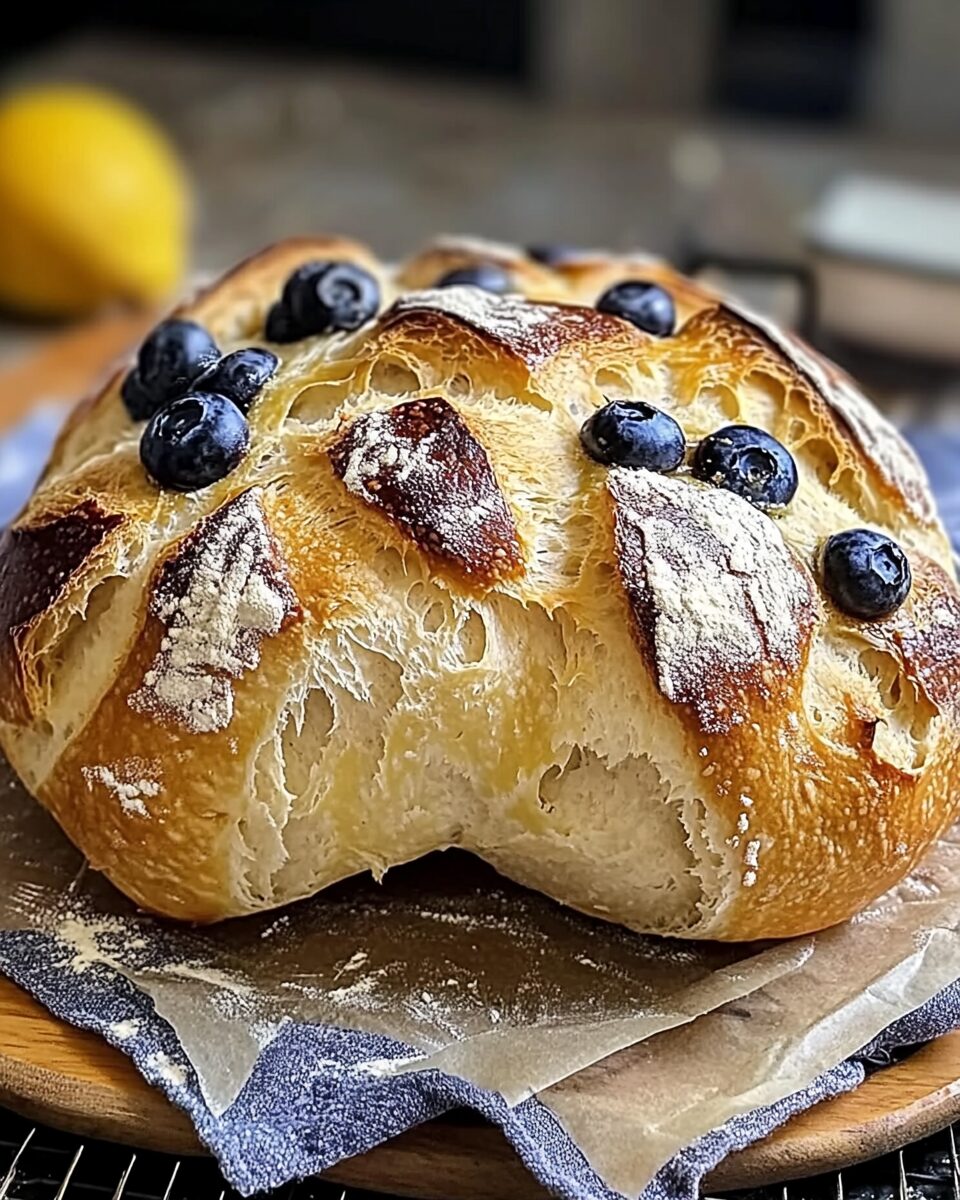Lemon Blueberry Sourdough