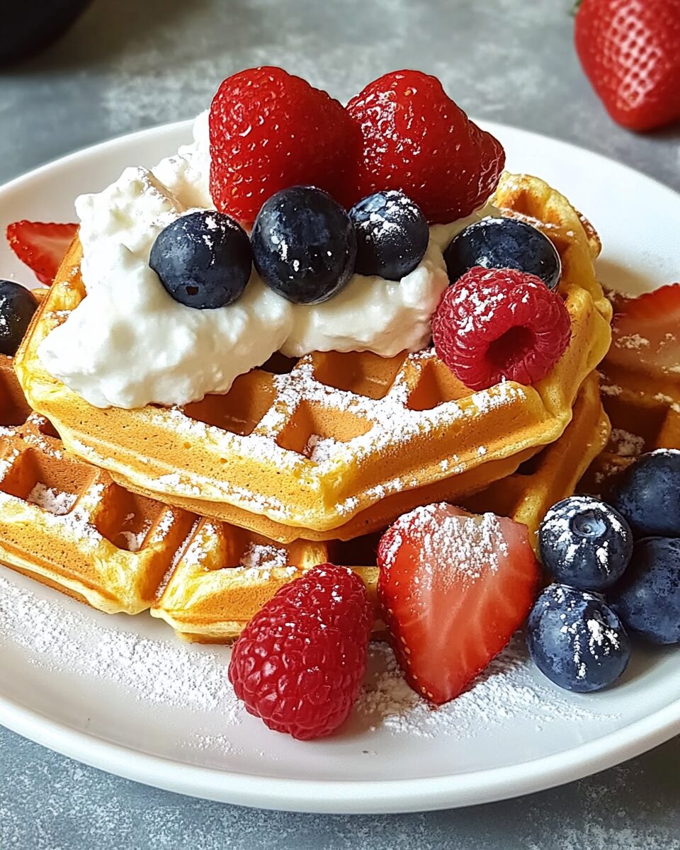 Vegan Cornmeal Waffles