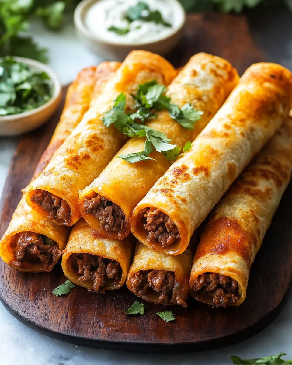 Keto Beef Taquitos