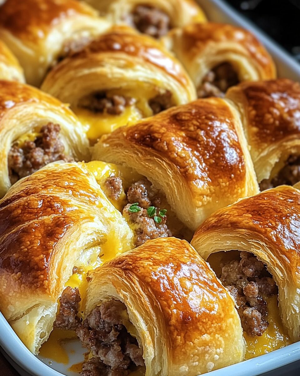 Sausage and Cheese Crescent Rolls