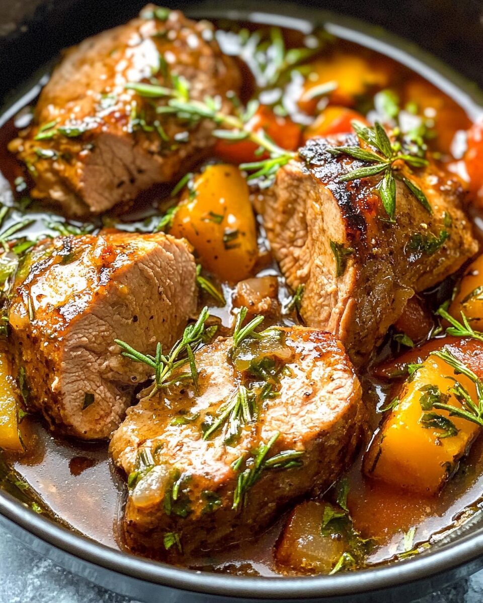 Slow Cooker Pork Tenderloin