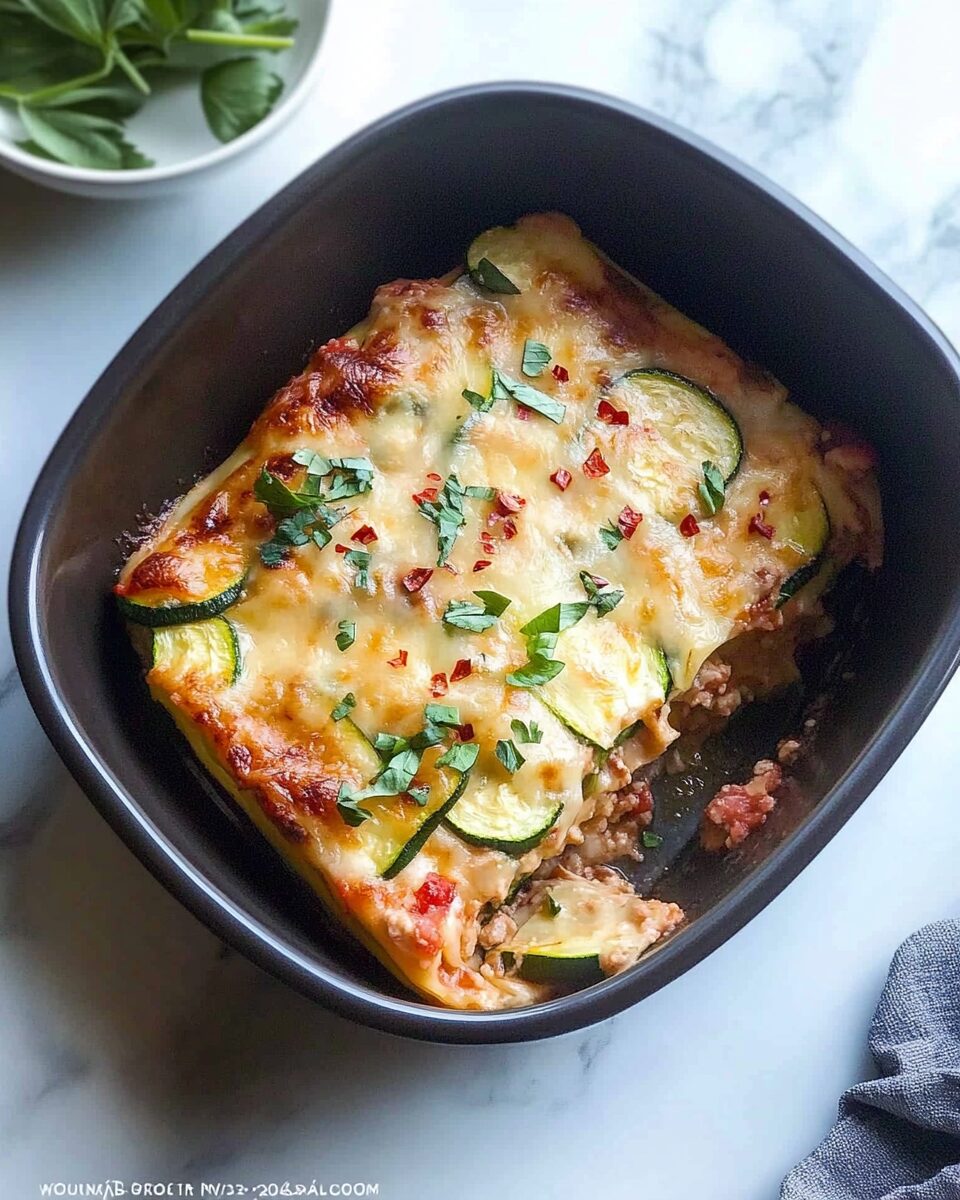 Thai Slow Cooker Zucchini Lasagna