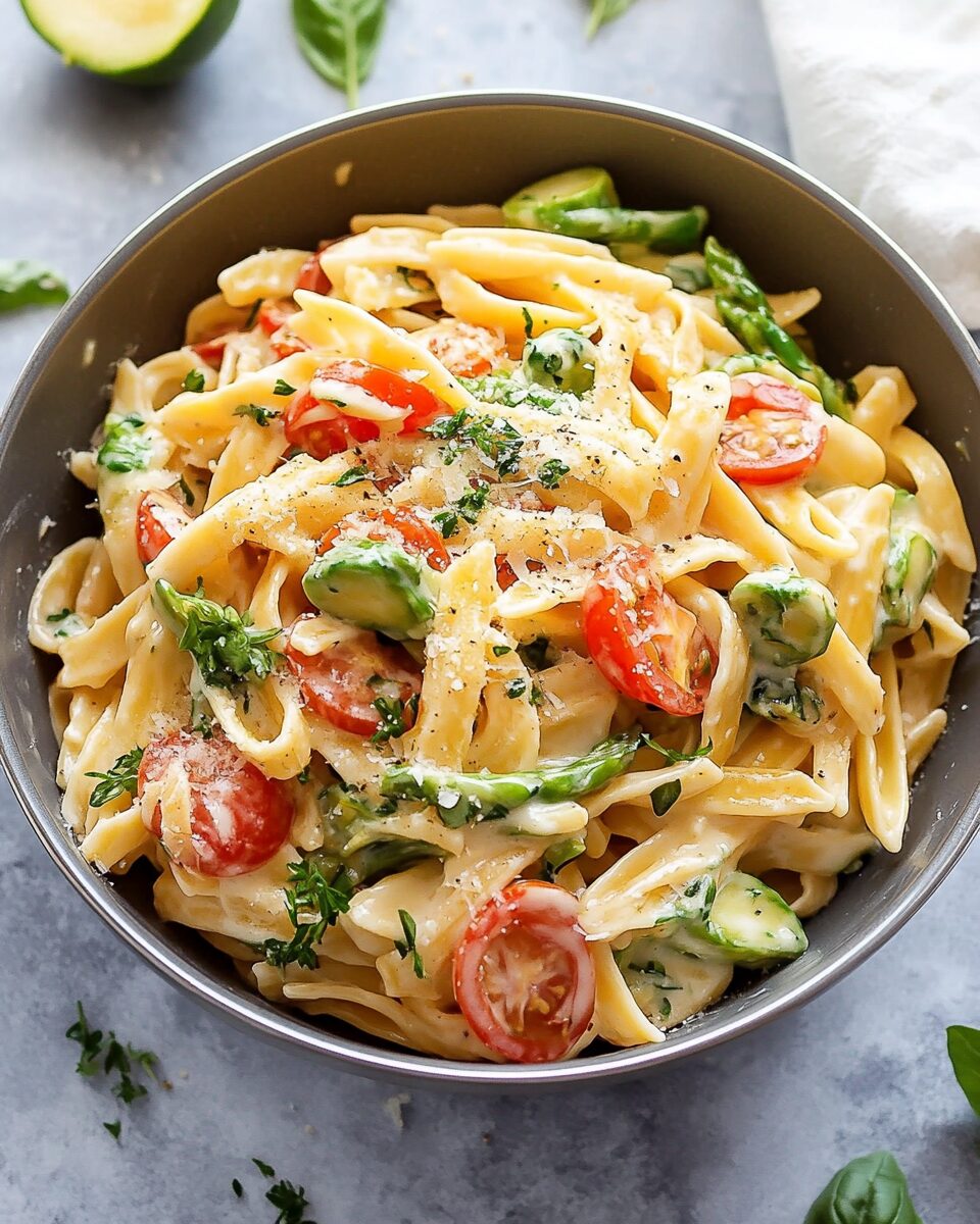 Creamy Pasta Primavera