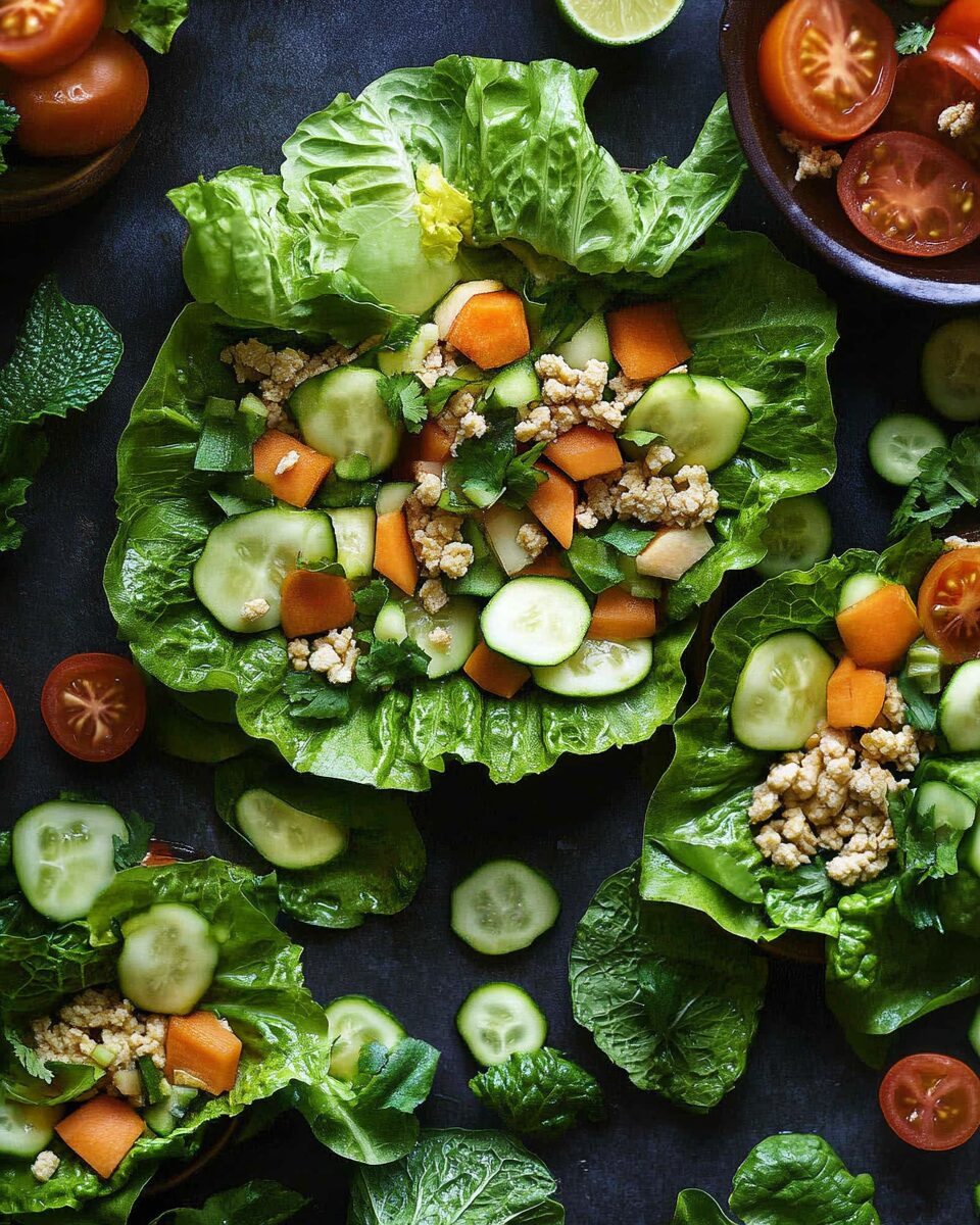 Slow Cooker Asian Chicken Lettuce Wraps