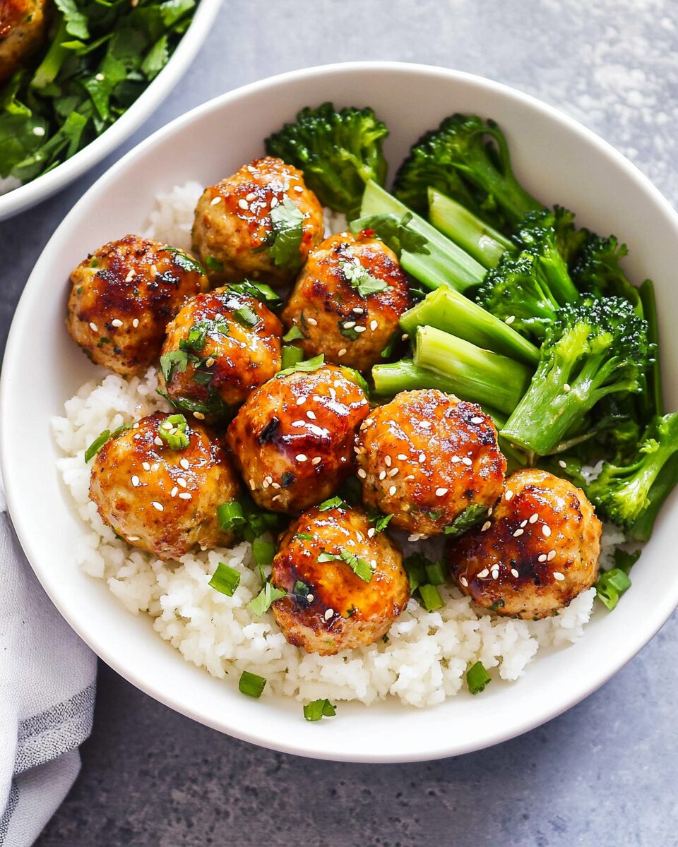 Asian Chicken Meatballs