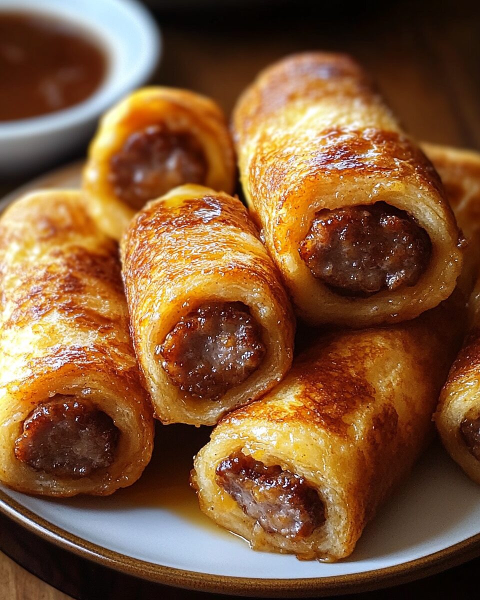 Sausage French Toast Roll-Ups