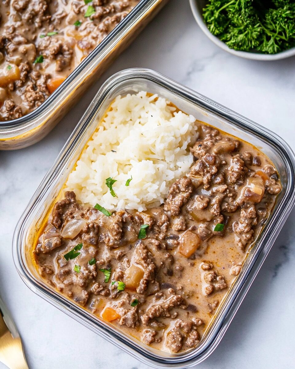 Ground Beef Stroganoff