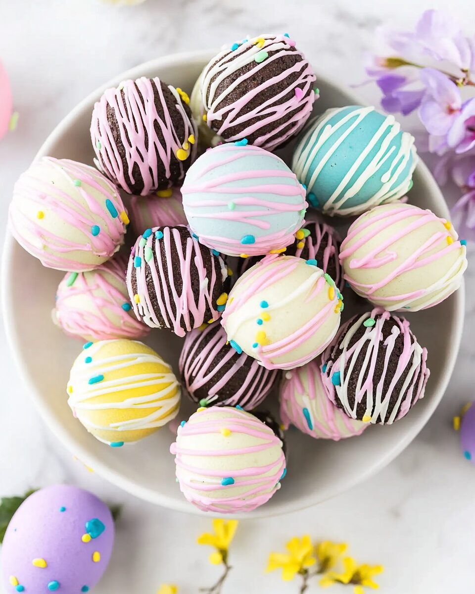 Easter Egg Oreo Cookie Balls